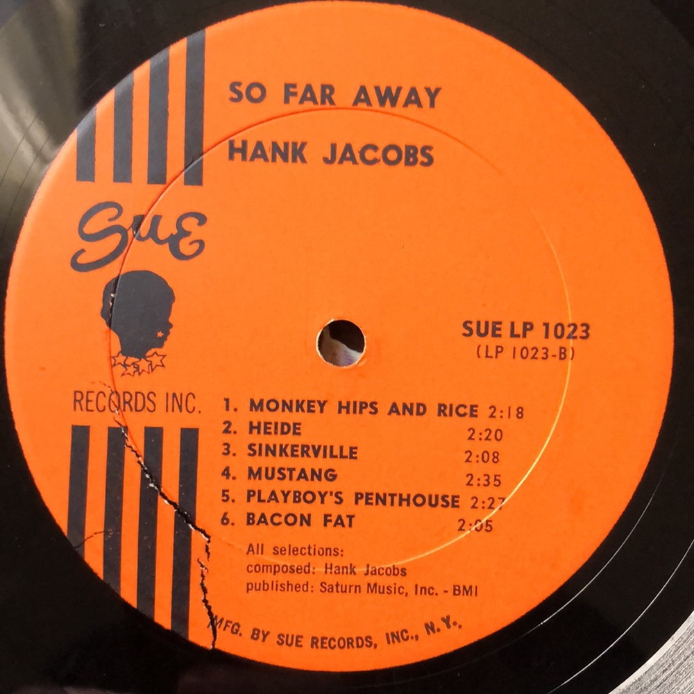 Hank Jacobs So Far Away Vinyl Album '64